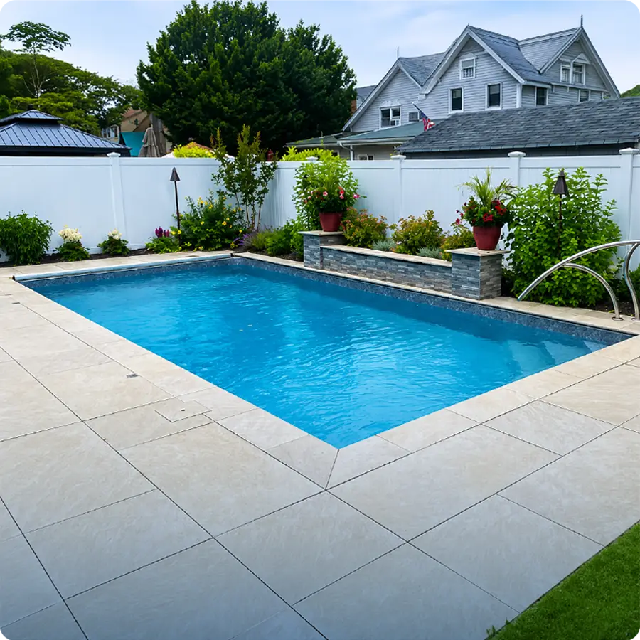 Concrete pool model