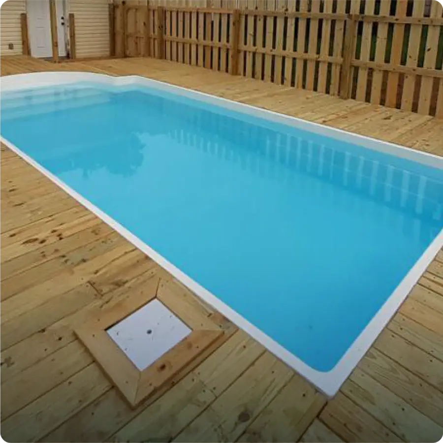 Fiberglass pool model