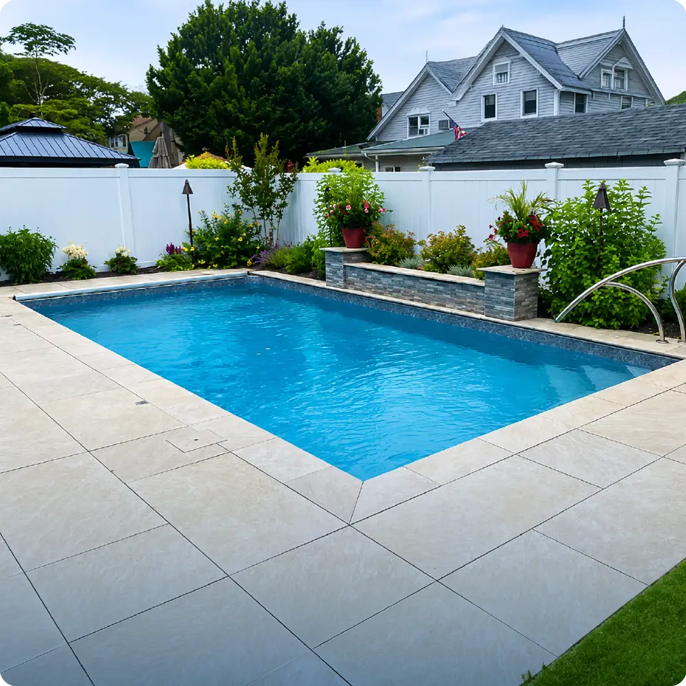 Concrete pool model