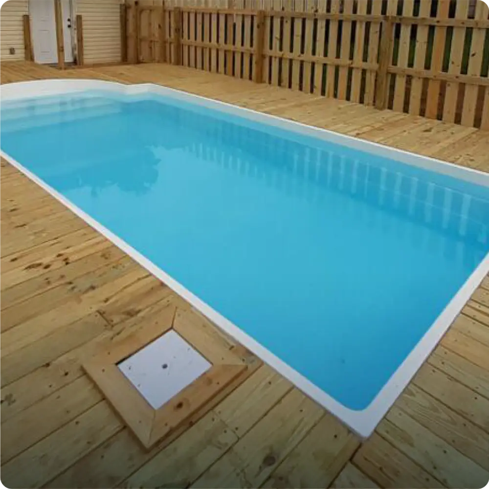 Fiberglass pool model