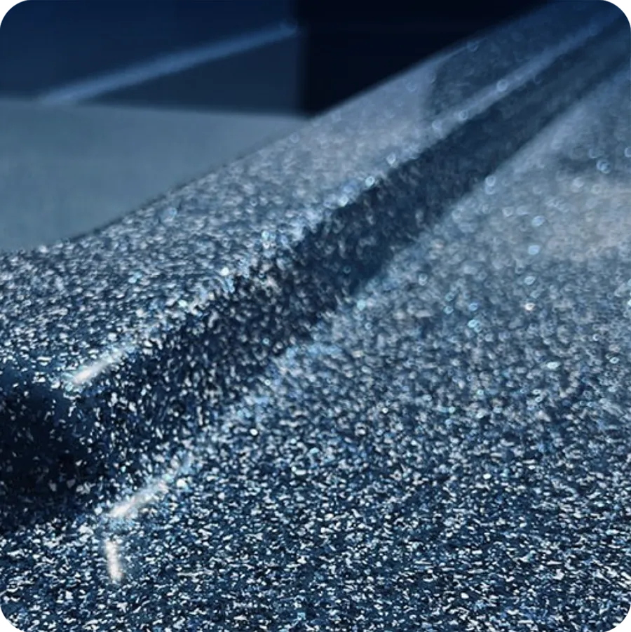 Patented technology — Fiber Mineral Stone Technology