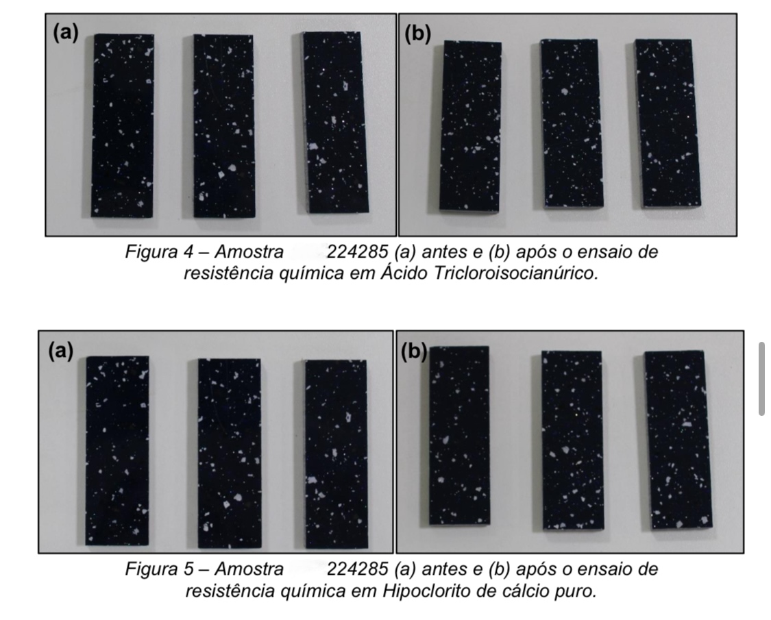 Tests performed in Fiber Pools & Spas